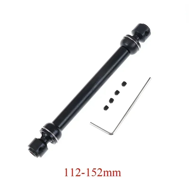

88mm-113mm / 112mm-152mm Heavy Duty Metal Steel Drive Shaft For Axial SCX10 90046 RC4WD D90 Wraith RC Crawler Car Hop Up Parts