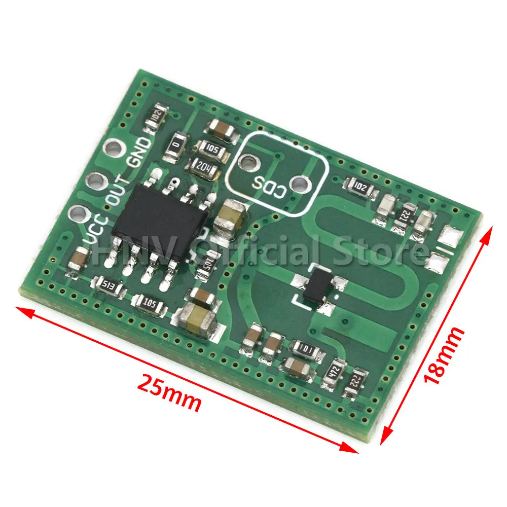 RCWL-0515 12-15m long distance 2.7g microwave detection module is suitable for garage lamp/UV lamp