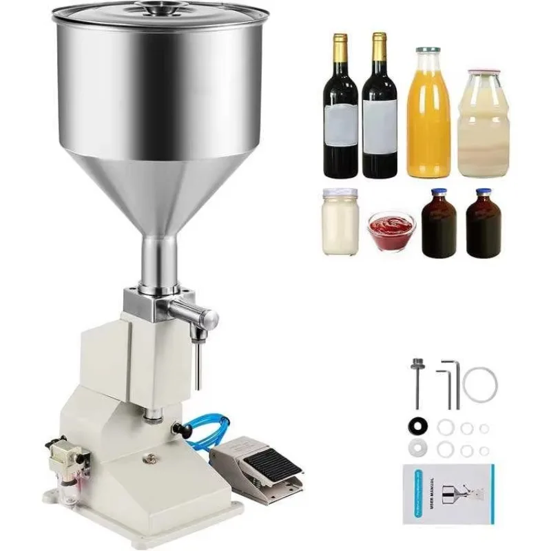 Semi-automatic cream filling machine cosmetics tomato soy sauce