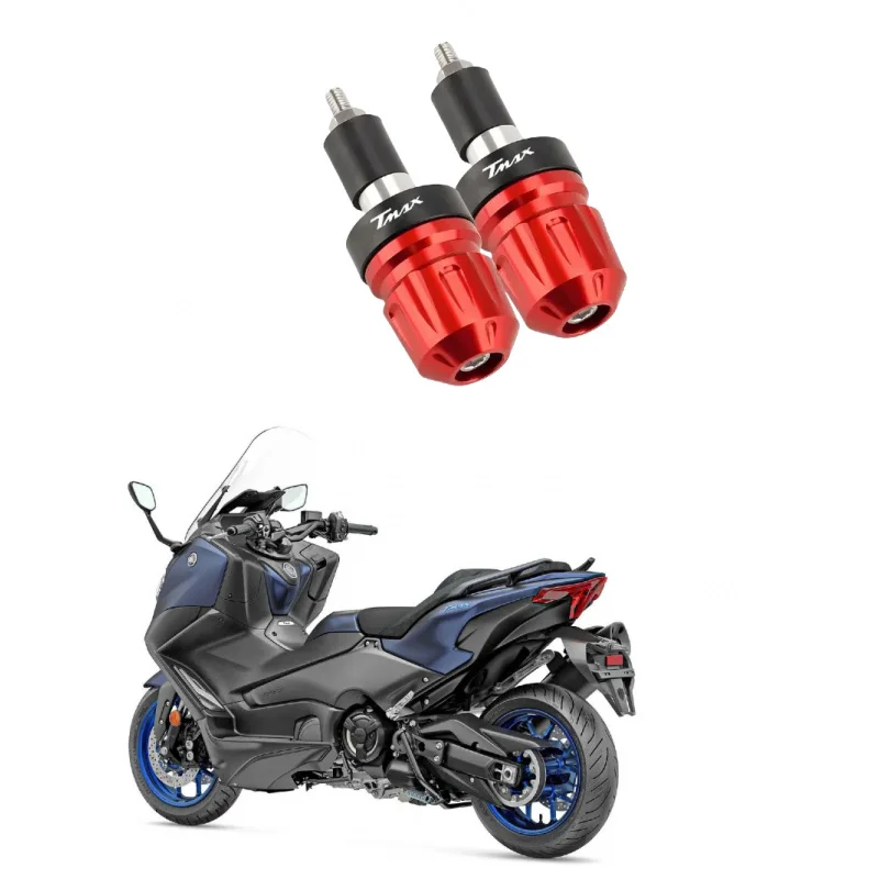 

Motorcycle grip handle bar Ends CNC Aluminum Handle Bar Grips Cap Anti Vibration Plug For YAMAHA T-Max 500 TMAX 500 560 530