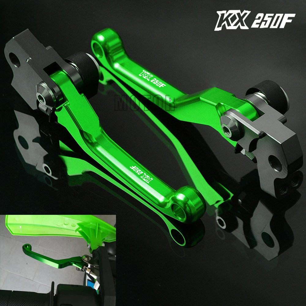 For Kawasaki KX250F 2004-2018 KX250 KX 250 F 250F CNC Motorcycle Motor Dirt Bike DirtBike Motocross Pivot Brake Clutch Levers