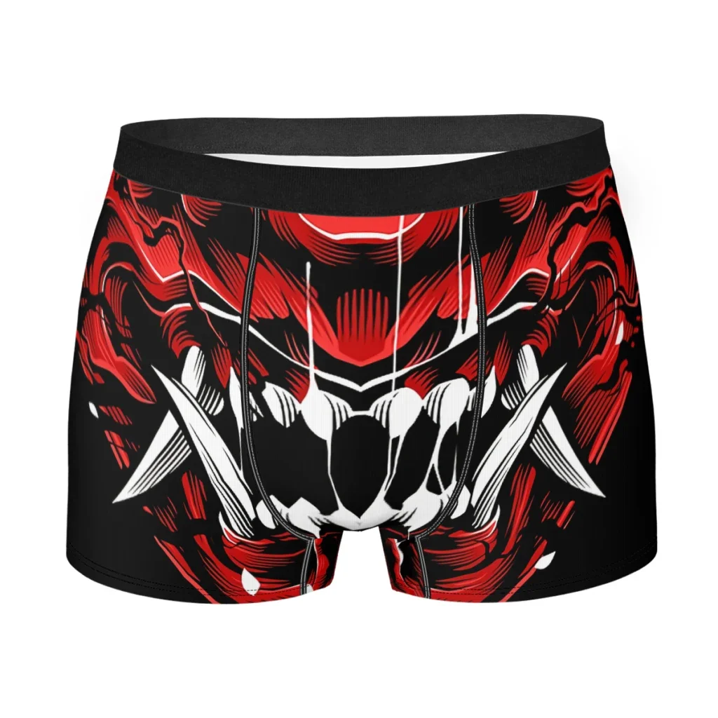 Hannya Demon Bloody Version  Underpants Homme Panties Male Underwear Sexy Shorts Boxer Briefs