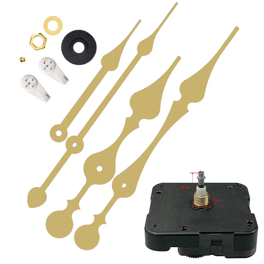 Clock Crafting DIY Clock Parts Clock Movement Kit Diy Clock Movement With Pointer Antique Style Clock Accurate Timekeeping