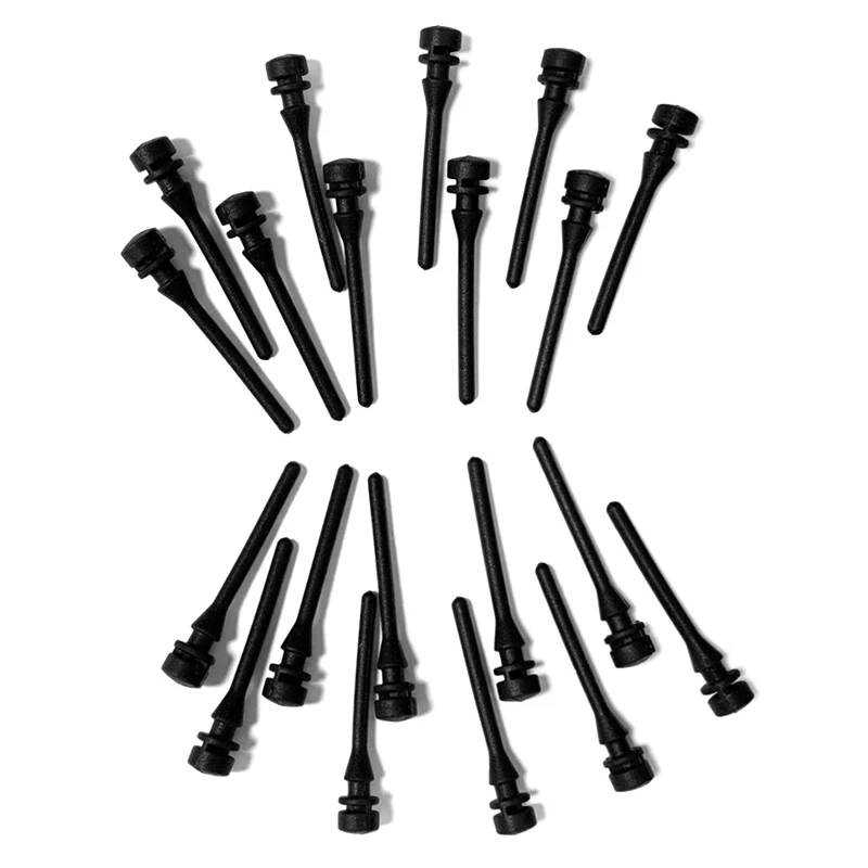 ABVT-20Pcs Black PC Fan Rubber Screw Damping Nail Vibration Dampening Silicone Screw Pin Rivet