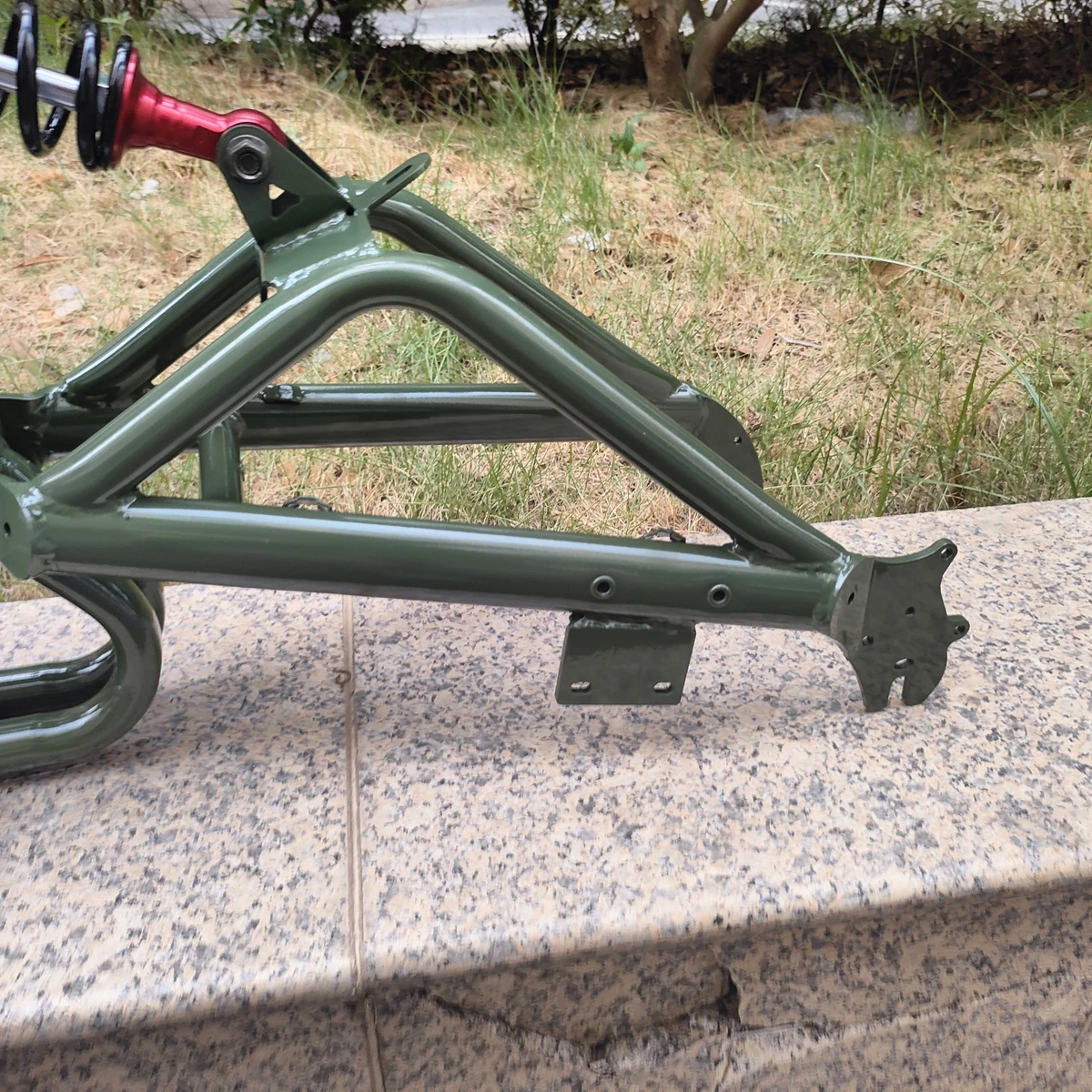 Kalosse E Fat Bicycle Frame 20X4.0 Electric Beach Bike Frame 20 Inch Electric Snow Bike Frame