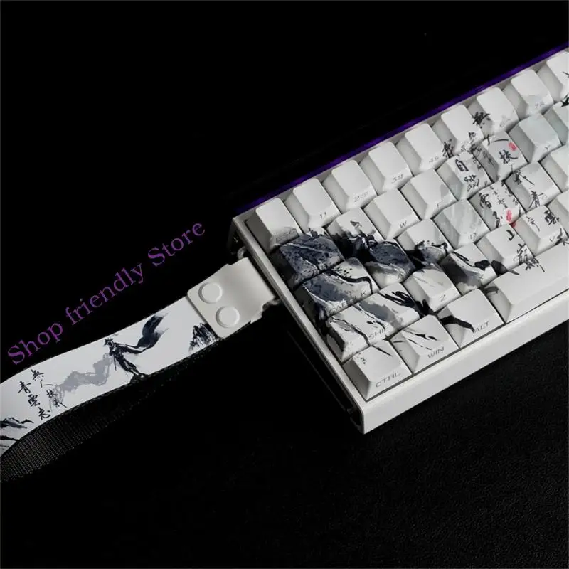 594A PBT Keycaps Side طبعت أساطير Keycaps Chusen للوحة المفاتيح الميكانيكية
