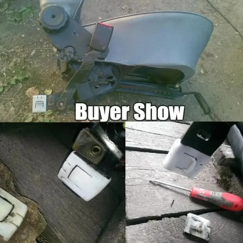 

2Set For Volkswagen Golf Jetta MK1 MK2 MK2 MK3 Front Row Track Runner Center Slider Guide Auto Part 435881203A 171881213B