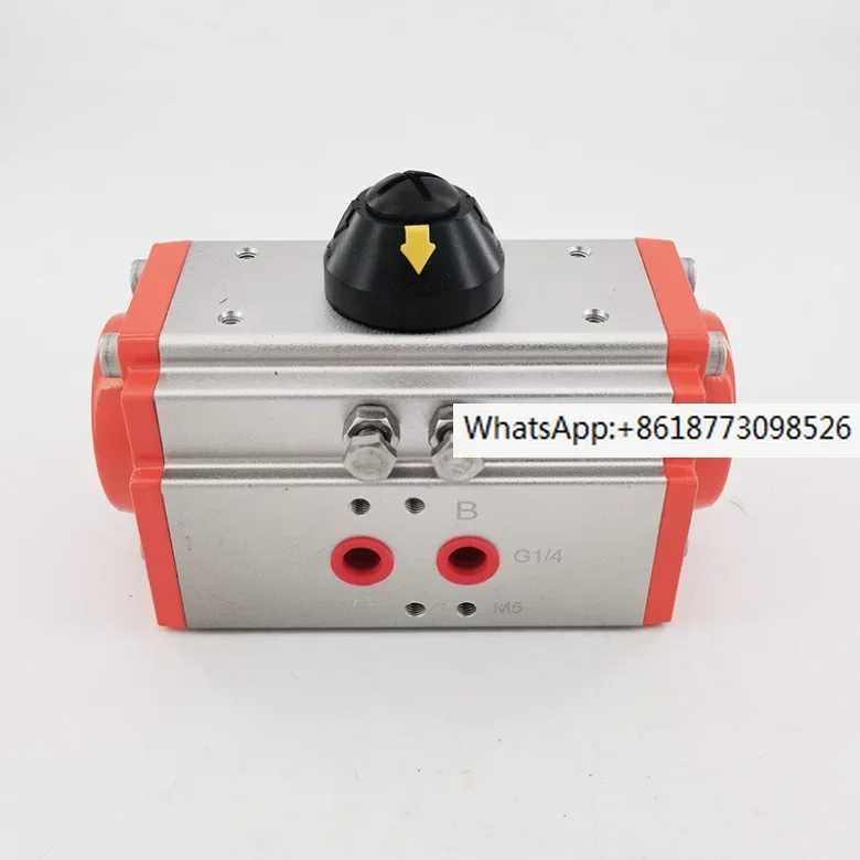 

AT52 double acting valve pneumatic actuator 90° angular stroke piston rack type hard oxidation corrosion resistance