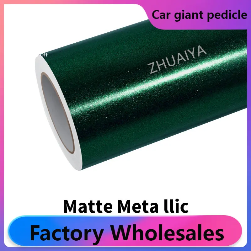 Highest quality metallic Midnight green Vinyl wrap Midnight green wrapping film glossy film quality Warranty 1.52*18m roll