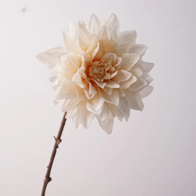 4 Stück hochwertige feuchtigkeitsspendende Dahlien, künstliche Blumen mit echtem Touch, Heimdekoration, Kunstblumen, Dahlien, Hochzeitsdekoration, Partytischdekoration, Flores – Detail 5