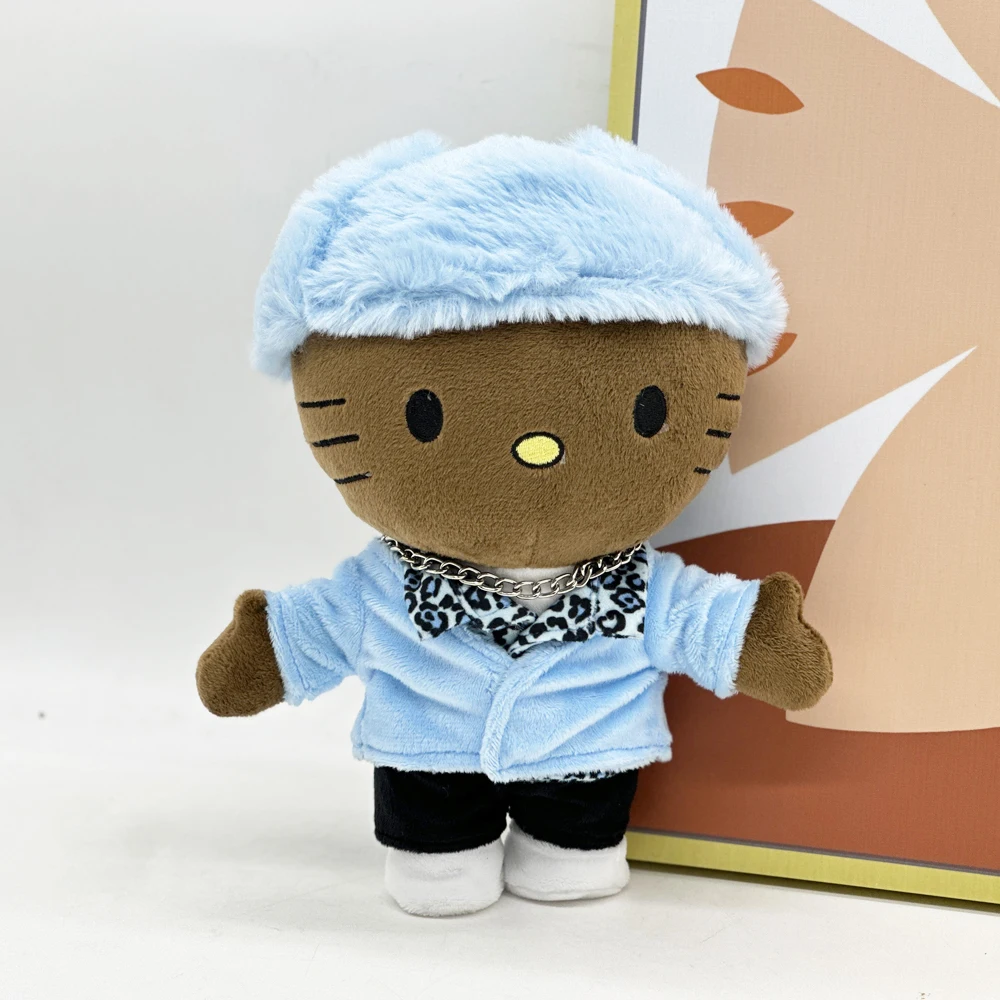 Новый Hello Kitty Ken Carson рэпер Trippie Taylors плюшевая игрушка кукла с одеждой мягкие плюшевые игрушки для фанатов коллекционные подарки