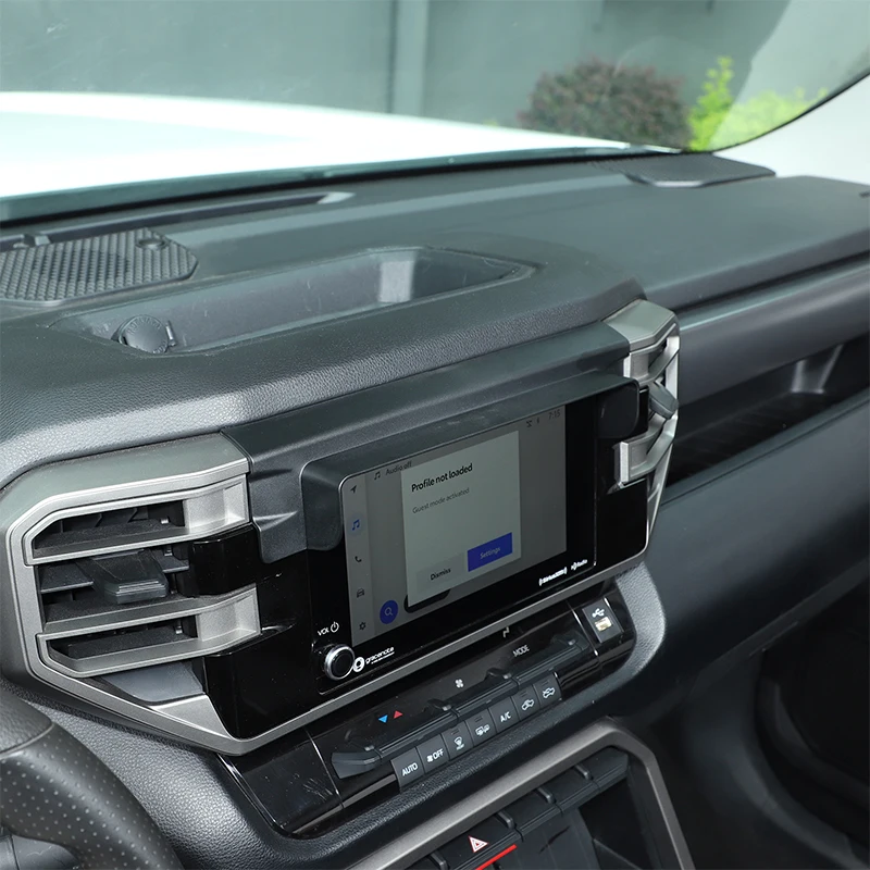 For Toyota Tantu/Sequoia 2022+ navigation screen visor, display screen visor, protect screen clarity ABS black (low-fit)
