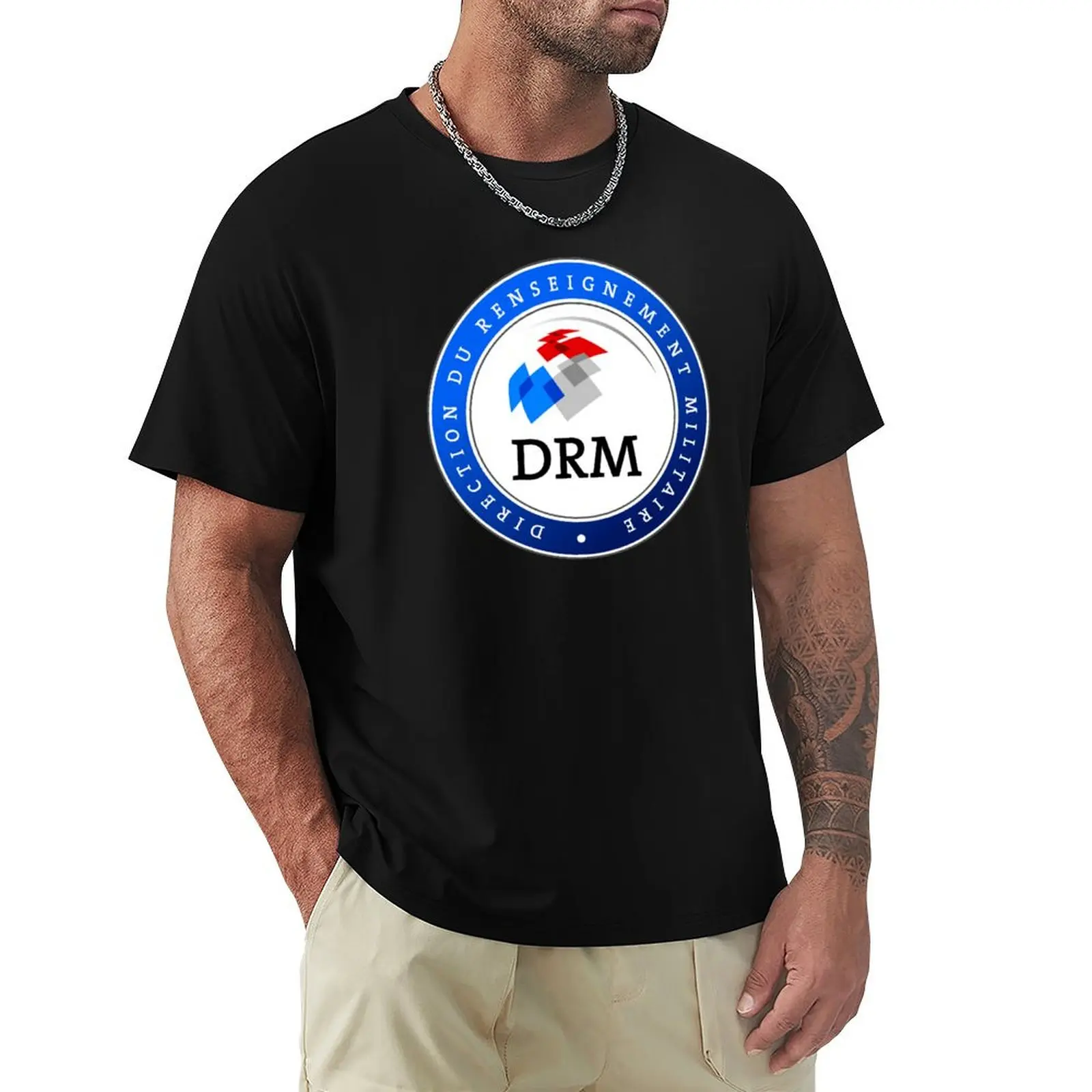 

DRM BADGE DIRECTORATE OF MILITARY INTELLIGENCE T-Shirt affliction shirts blue lock mens graphic t-shirts