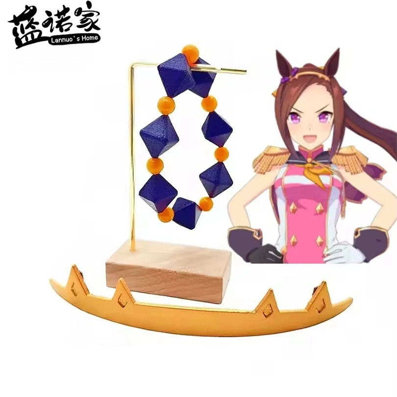 

Аксессуары для волос Uma Musume Pretty Derby Sakura Bakushin O: головной убор для косплея, 3D-печать, для Хэллоуина, карнавала, конвенций