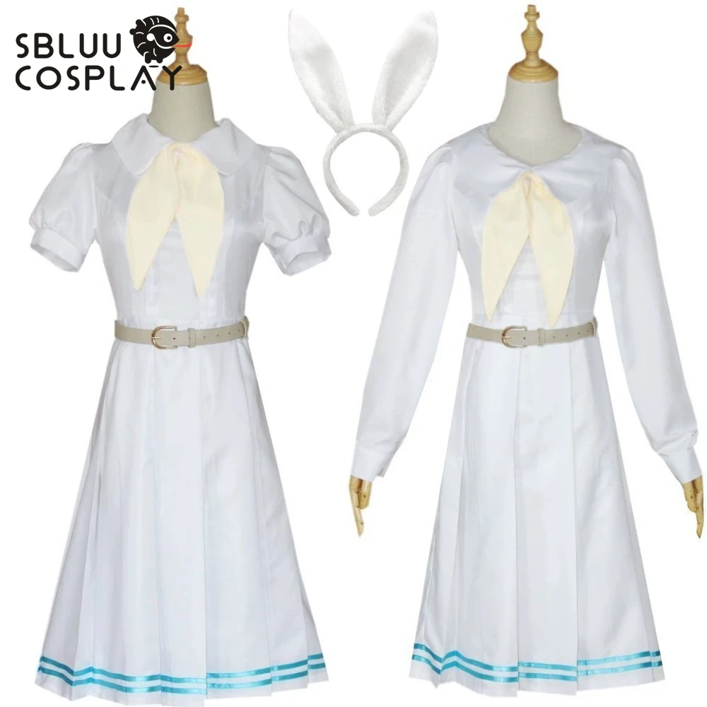

Костюм для косплея SBluuCosplay Anime Haru Rabbit, комплекты для Хэллоуина и рождественских вечеринок, униформа, пошив на заказ