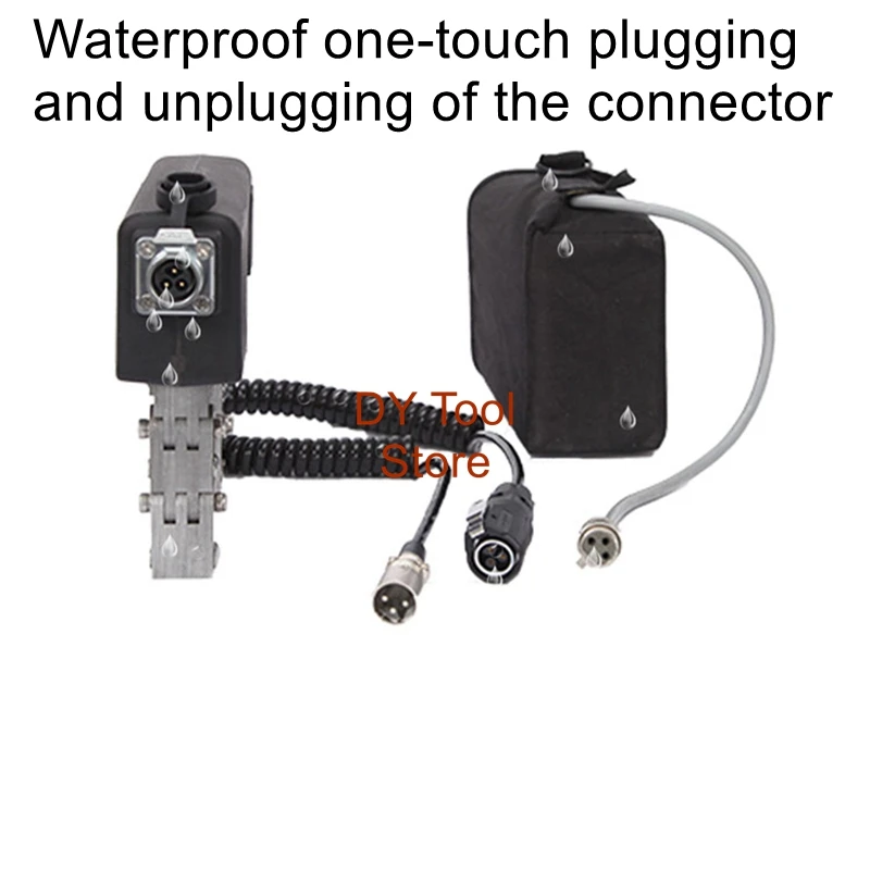 HY-2 AC/DC detector de falhas de partículas magnéticas portáteis Detector de falhas de metal de jugo eletromagnético com ângulo de guia inclinado iluminado