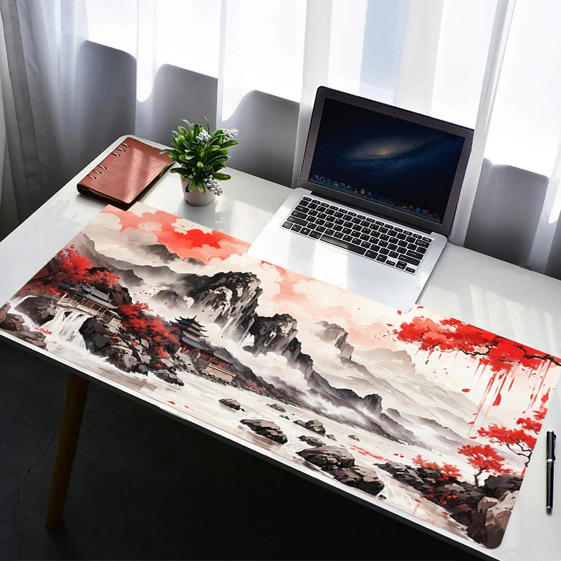 

Mouse Pad PC Non Slip Rubber Natural Landscape Mousepad Laptop Gamer Cabinet Keyboard Pad Office Computer Gaming Desk Mouse Mat