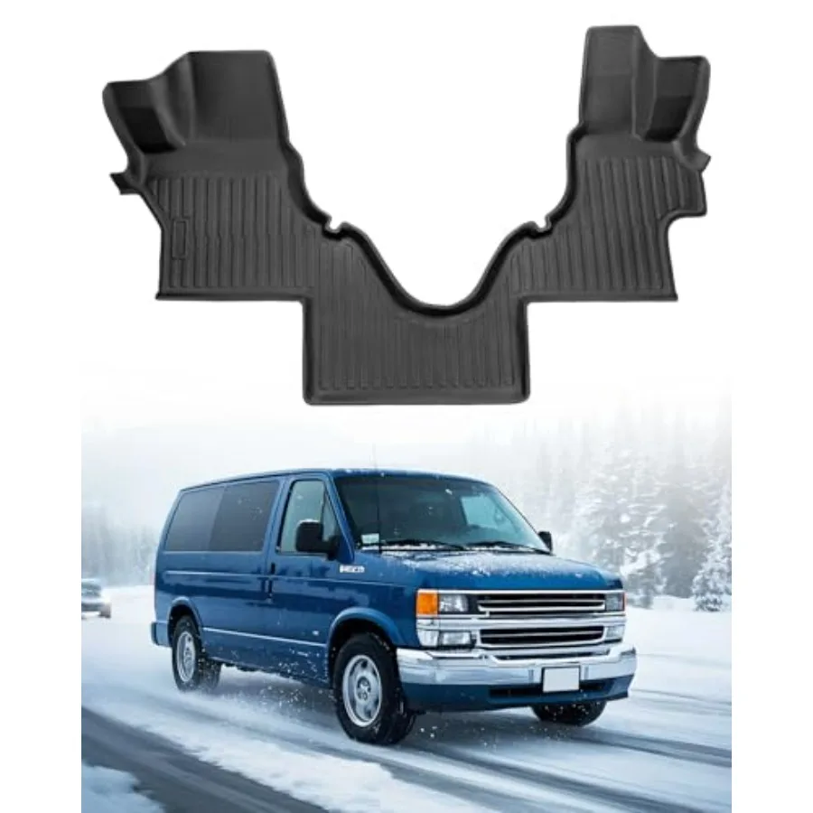 

Автомобильные коврики для Econoline 2007-2025 E150/E250/E350/E450, всепогодные, из TPE, резиновые, для переднего ряда, усиленные, для автодомов и фургонов