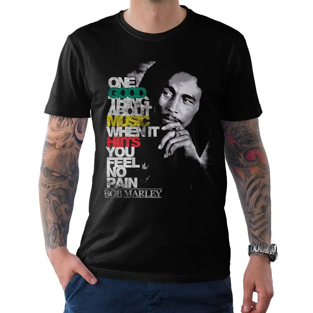 Bob Marley Quote T Shirt  Sizes Cotton wra 068