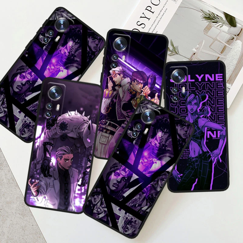 Anime JoJo Cool For Xiaomi Mi 14 13 12T 12S 12X 12 11i 11X 11T 11 Ultra Lite Pro Soft Silicone Black Phone Case