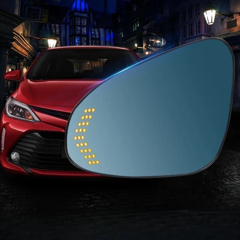 

Для Toyota Camry 2016: Зеркальный элемент заднего вида с синим антибликовым покрытием, функцией поворотника, обогревом и антизапотеванием, аксессуары для зеркал заднего вида