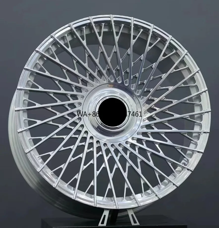 

for Rolls-Royce Mercedes Maybach 1-piece monoblock customized alloy forged wheel rims 5x120 5x130 18~24 inches