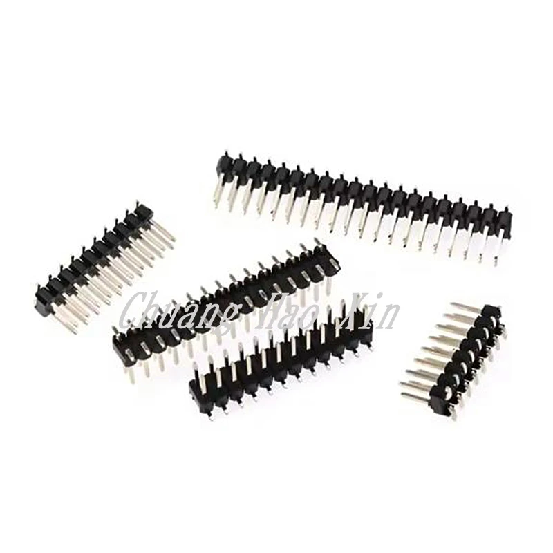 10Pcs 1.27mm Strip Double Row Male Pin Header Connector 1.27 SMD SMT Pinheader Socket 2*3/4/5/6/7/8/10/12/15/20/40/50P