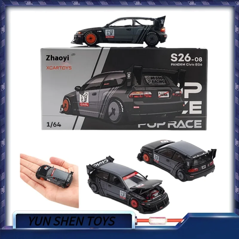 

Xcartoys Poprace Alloy 1/64 Supercar Collectible Ornament Scene Miniature Racing Car Model Trendy Toy Gift