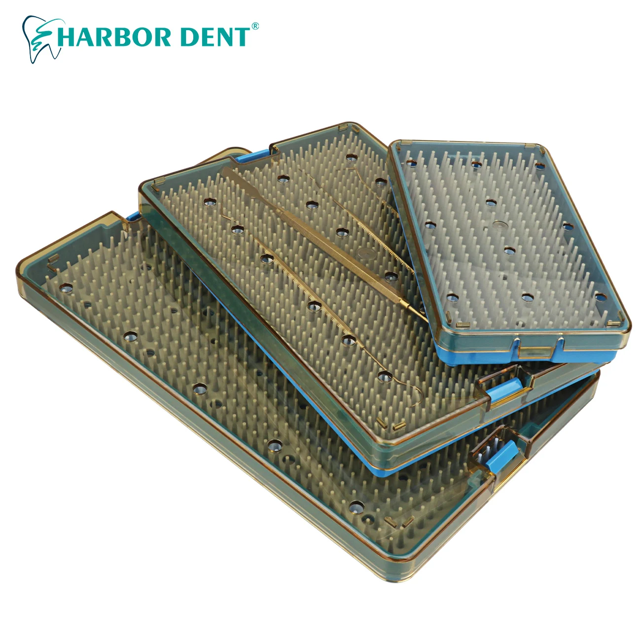 Silicone Sterilization Tray Case Box Disinfection Box Autoclavable Box 3 Types Size for Holding Opthalmic Dental Instrument