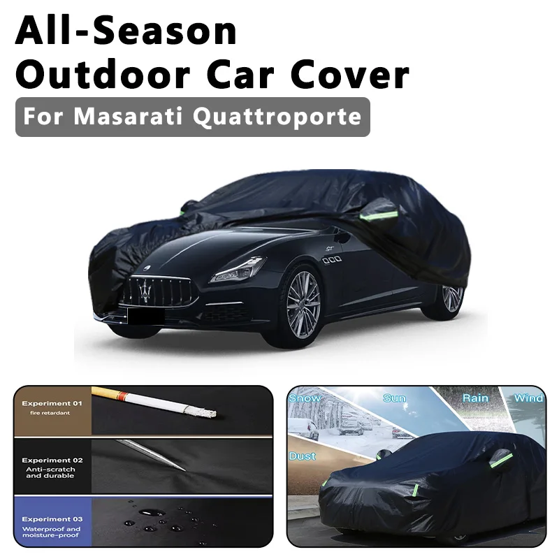

All-Season Car Cover for Maserati Quattroporte - Outdoor Full Protection, Waterproof Dustproof Sunproof Exterior Accessories