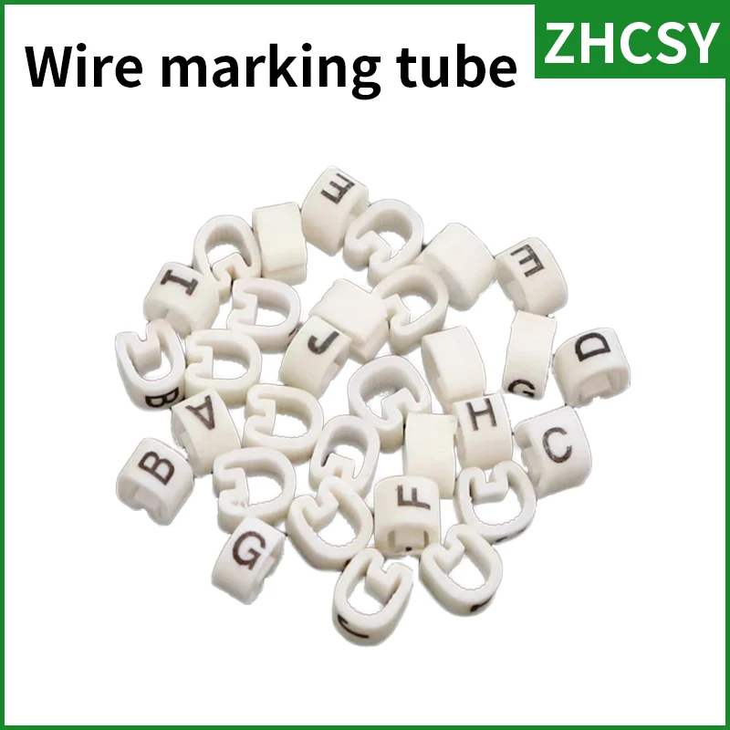 文字番号付き丸ケーブルマーカー、ワイヤー直径タグ、abcdefhj、01234、EC-0、1、2、3、0.5、0.75、1.0、1.5、2.5、4、6mm、01234、500個セット