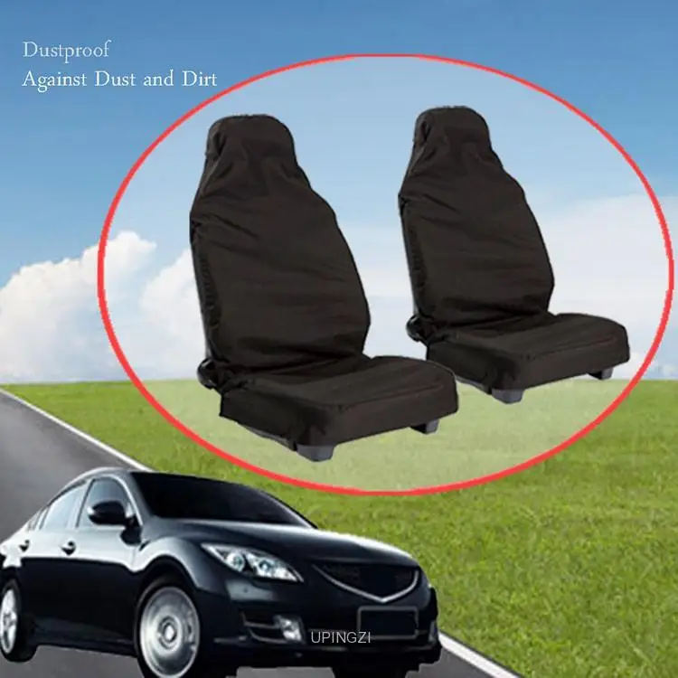 

2PCS NEW Car Seat Covers Airbag compatible Fit Most Car, Truck, SUV, or Van 100% Breathable Cushion Protector