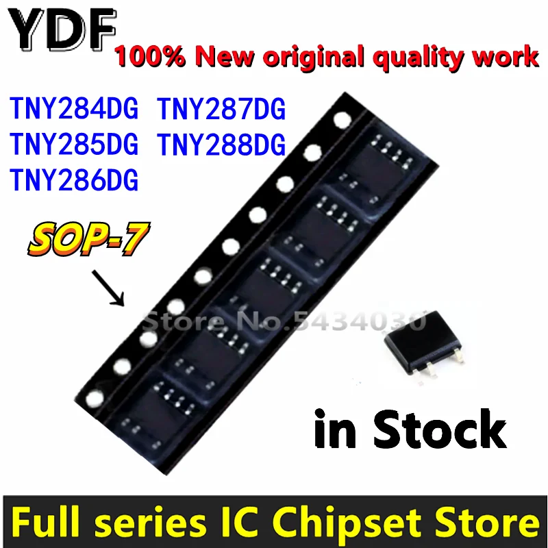 (5pcs) 100% New TNY284DG TNY285DG TNY286DG TNY287DG TNY288DG sop-7 Chipset