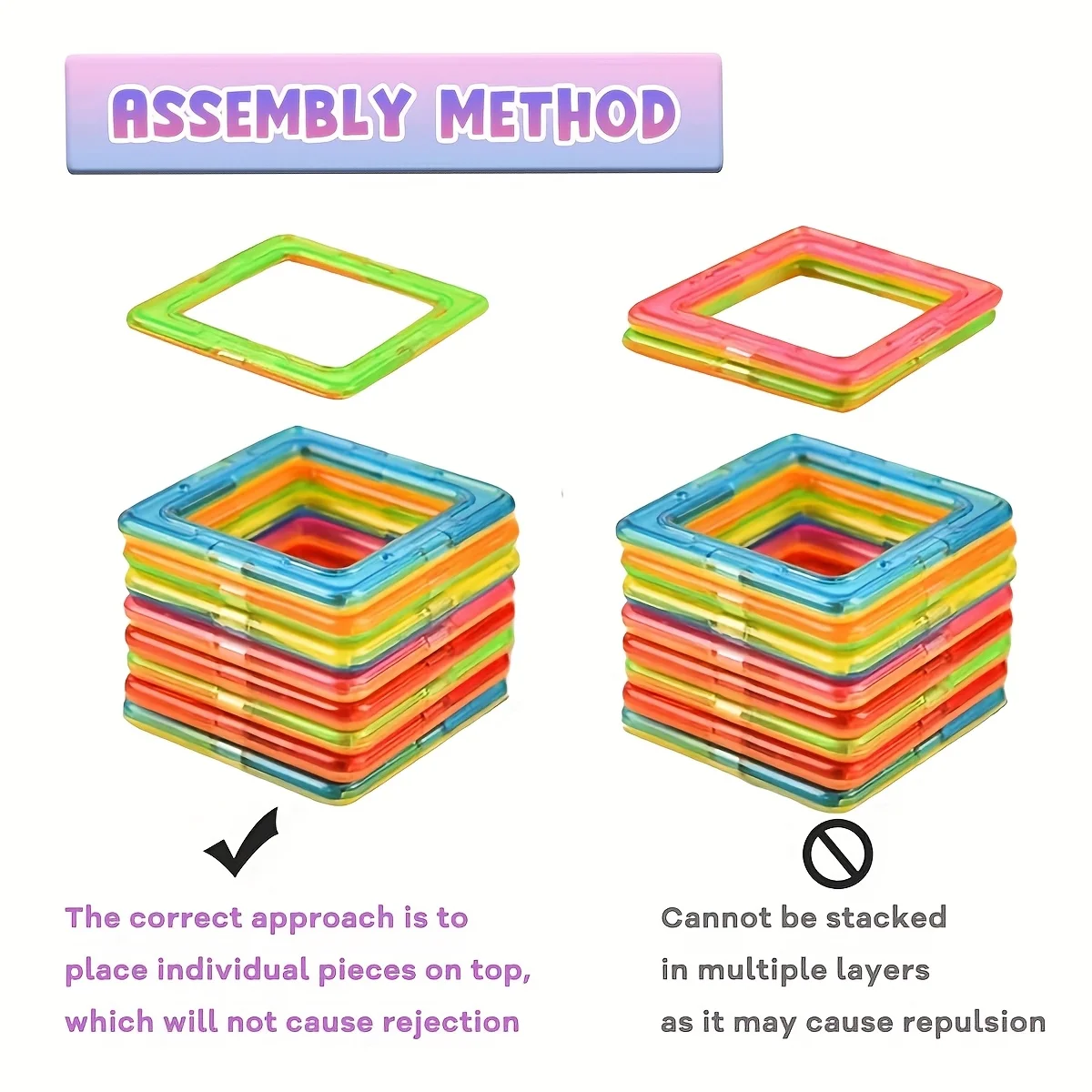 Magnetic Building Blocks DIY Magnet Children's Toys Designer Construction Set, Birthday Holiday Gift