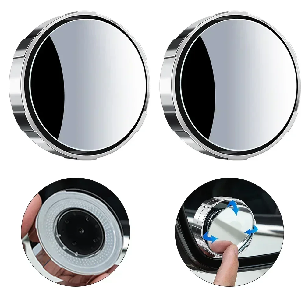 For Car Exterior° Adjustable Mirrors Blind Spot Eliminator Clear Visibility Essential Accessory High-quality Plastic