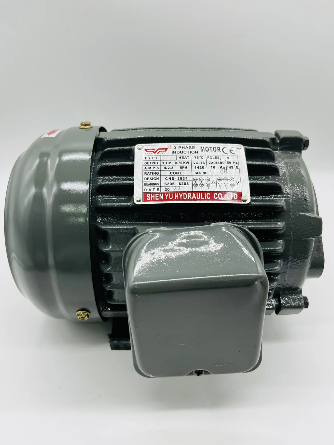 Oil pump motor inner shaft oil pressure motor 1HP 0.75KW 1.5KW 2.2KW 3KW 3.7KW 5/4KW