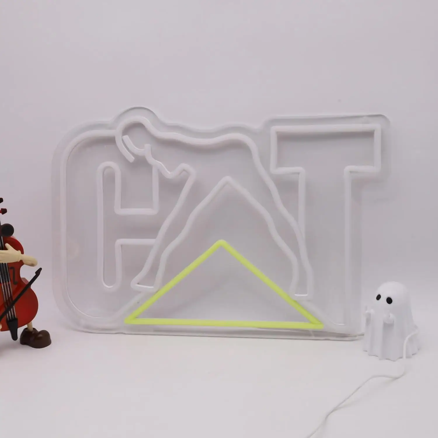 CAT Style Neon Sign Dimmable USB LED Light for Garage Man Cave Workshop Wall Decor Industrial Mechanics Art Sign Wall Lights