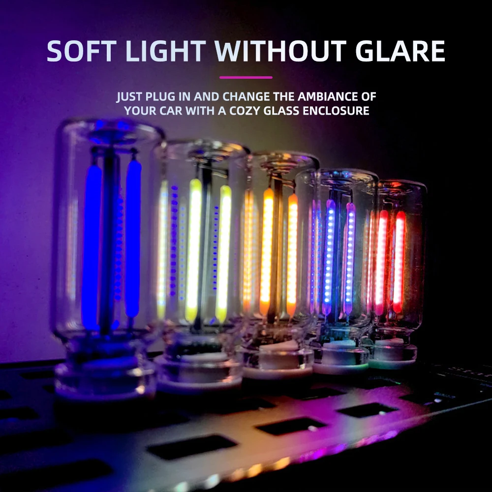 Retro Usb Led Filament Night Light Dimming 5v Lamp Decorative Warm Touch Lighting Incandescent Camping Mini Purple Bulb Treasure