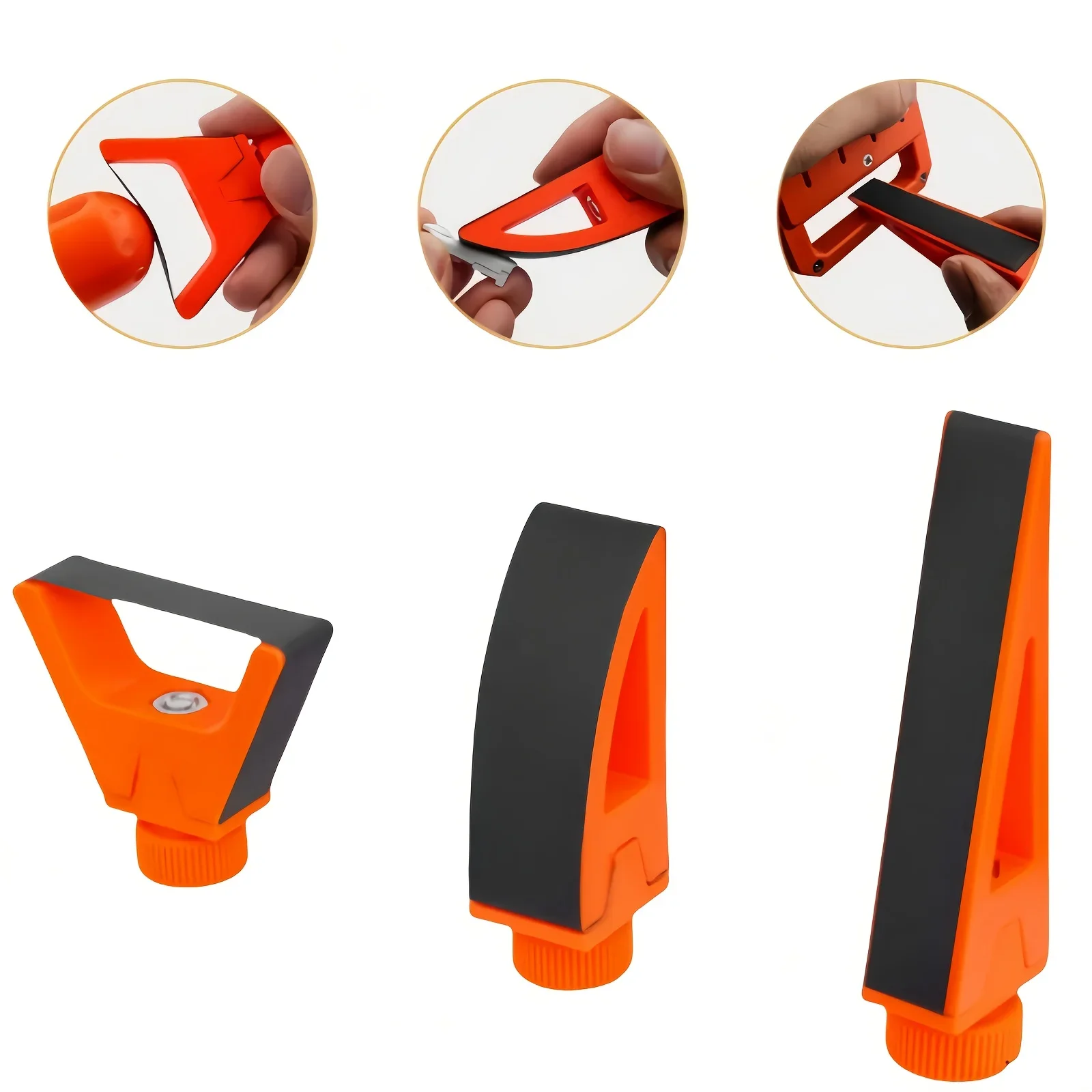 Mini Kit de polissage portatif de précision 3 pièces, ensemble de polissage 3 en 1 pour loisirs avec Angle réglable et support de papier de verre polyvalent