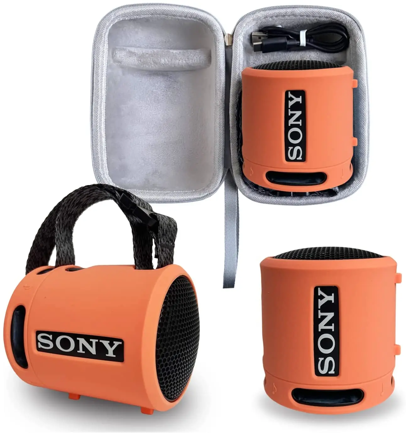 Силиконовый чехол и жесткий чехол для Sony SRS-XB13 с дополнительными басами, беспроводной портативный компактный динамик