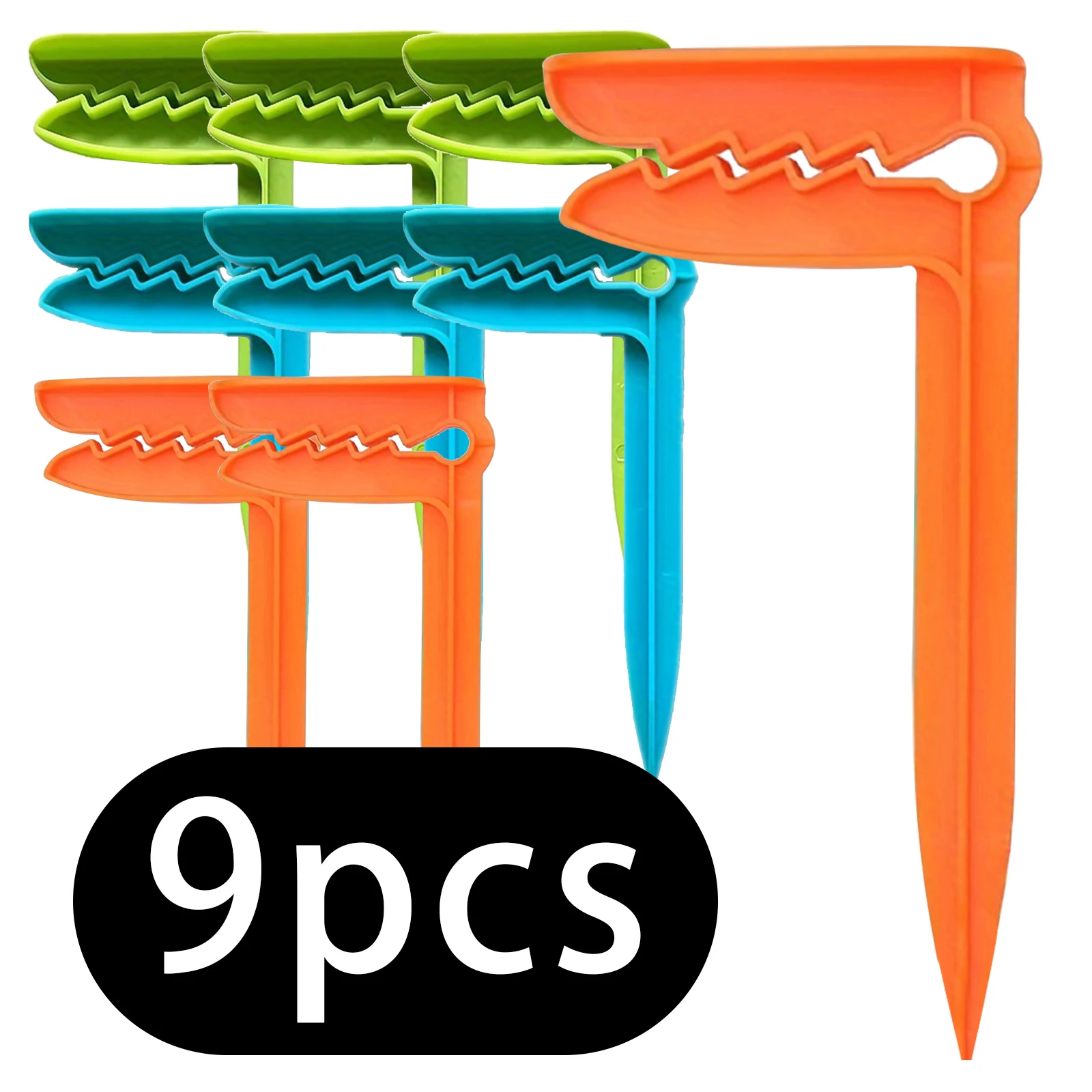 9pcs Windproof Beach Towel Clips - Securely Grip and Hold Towels and Sheets in Place for Camping, Beach, and Outdoor Adventures
