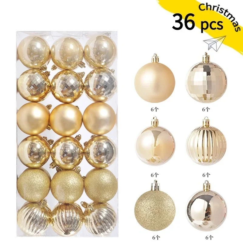 24/36 Stück 3CM Weihnachtskugeln Christbaumschmuck Weihnachtsdekoration Anhänger Heim-Deko Party Neujahr 2026 Geschenkzubehör – Detail 12