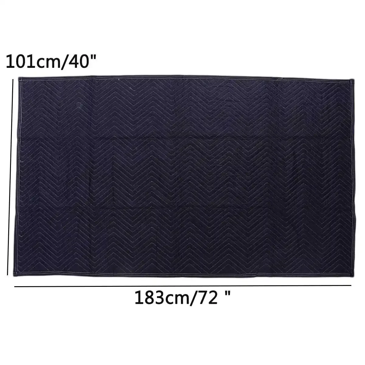 183cm x 101cm Multi-functional Furniture Protective Pad Moving Packing Blankets Wear-resisting High Tensile Strength Blankets