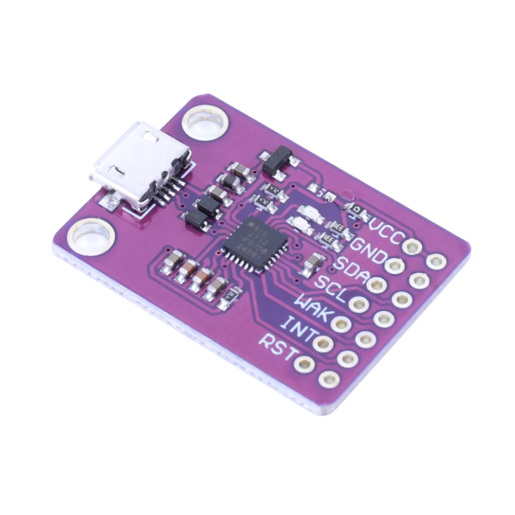 Módulo de comunicação usb para smbus i2c 2.0 microusb 2112 kit de avaliação interface MICRO-USB placa de depuração para arduino