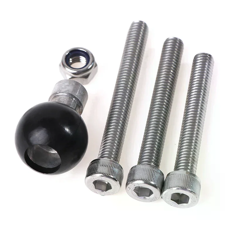 New! Motorcycle Handlebar Clamp Base 1 inch 25mm Ball with M8 Screws for Ram Mount
