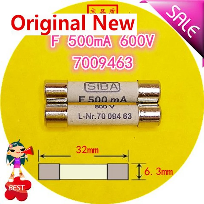 

Предохранитель F 500mA 600V L-Nr.7009463 70 094 63 6,3x32 трубка Предохранителя IC чипсет оригинал