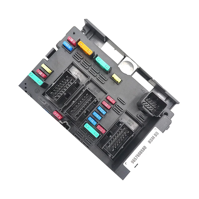 Fuse Box Module BSM B5 9657608580 6500Y1 for Peugeot 206 307 406 Citroen C2 C3 C5 Berlingo Xsara