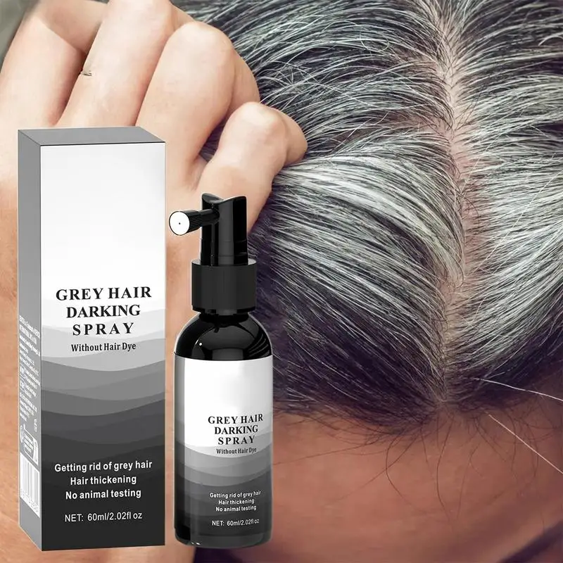 White To Black Hair Spray Reverse Hair Gray Spray Naturally Gray White Hair Reverse Spray Hair Coloring Spray Hair Gray Spray