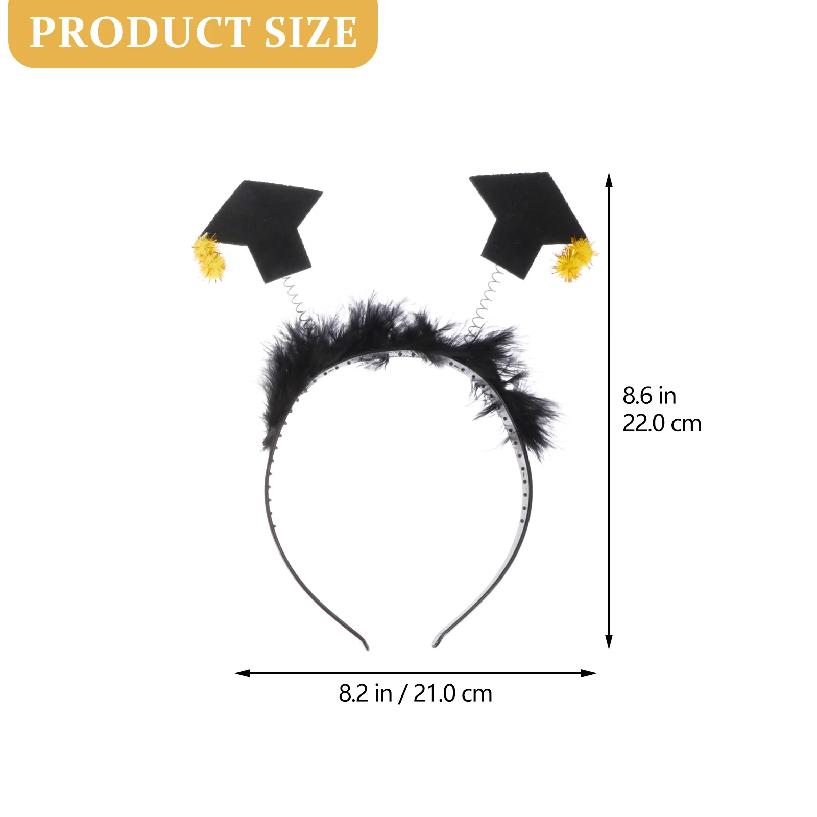 

4pcs Hair Hoops Grad Hairband Doctoral Headdress For Party Female Graduation Accessories Doctor Hat Hairband Graduation Hair