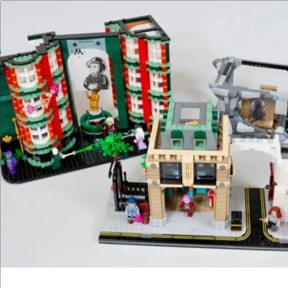 NEW Collectible Model Toy Gift For Adult Decor Christmas Gift New  Classical Castle Building Blocks Scene Kit.